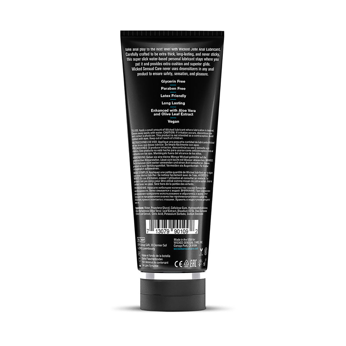 Wicked Jelle Anal Gel Lubricant 8oz