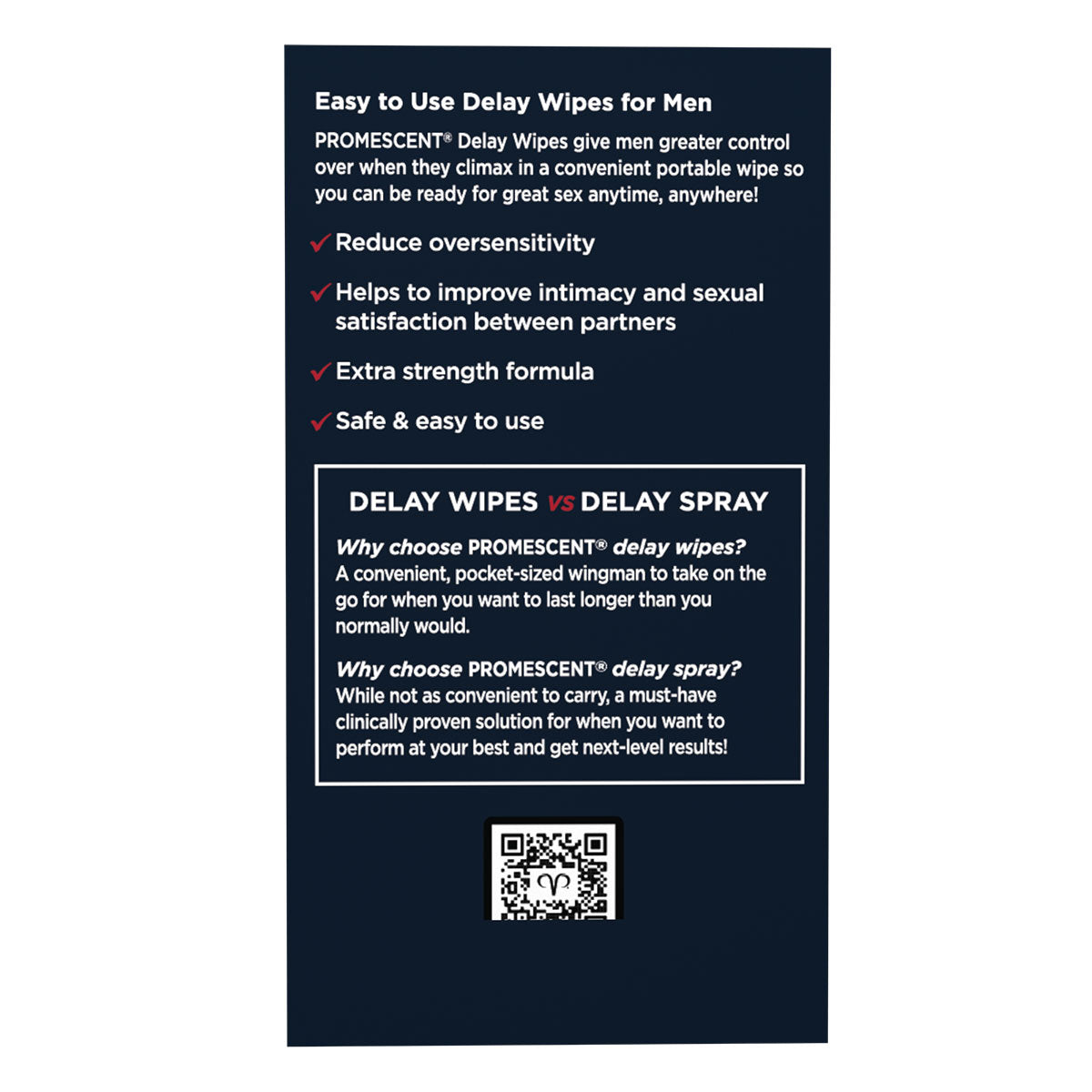 Promescent Delay Wipes 7ct