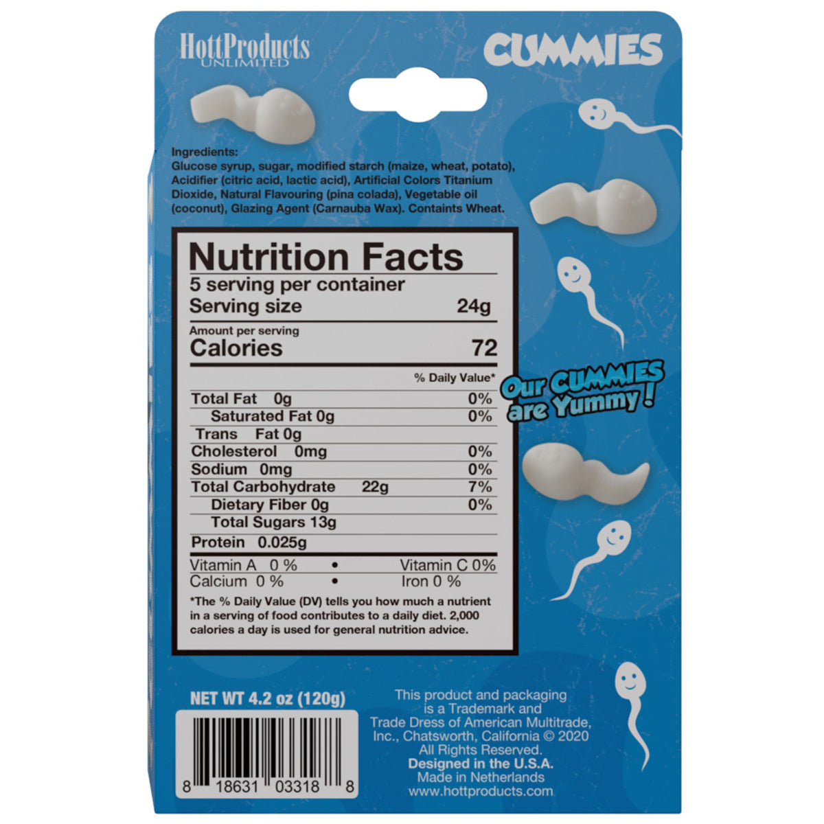 Cummies Sperm-Shaped Gummies