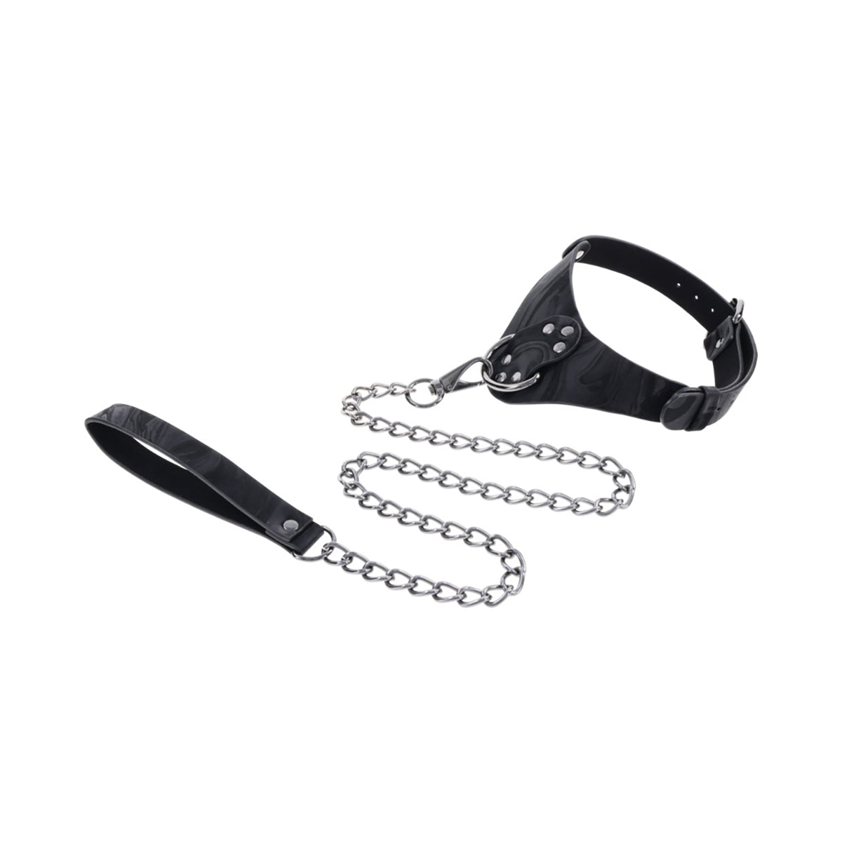 SS Velvet Noir Collar & Leash