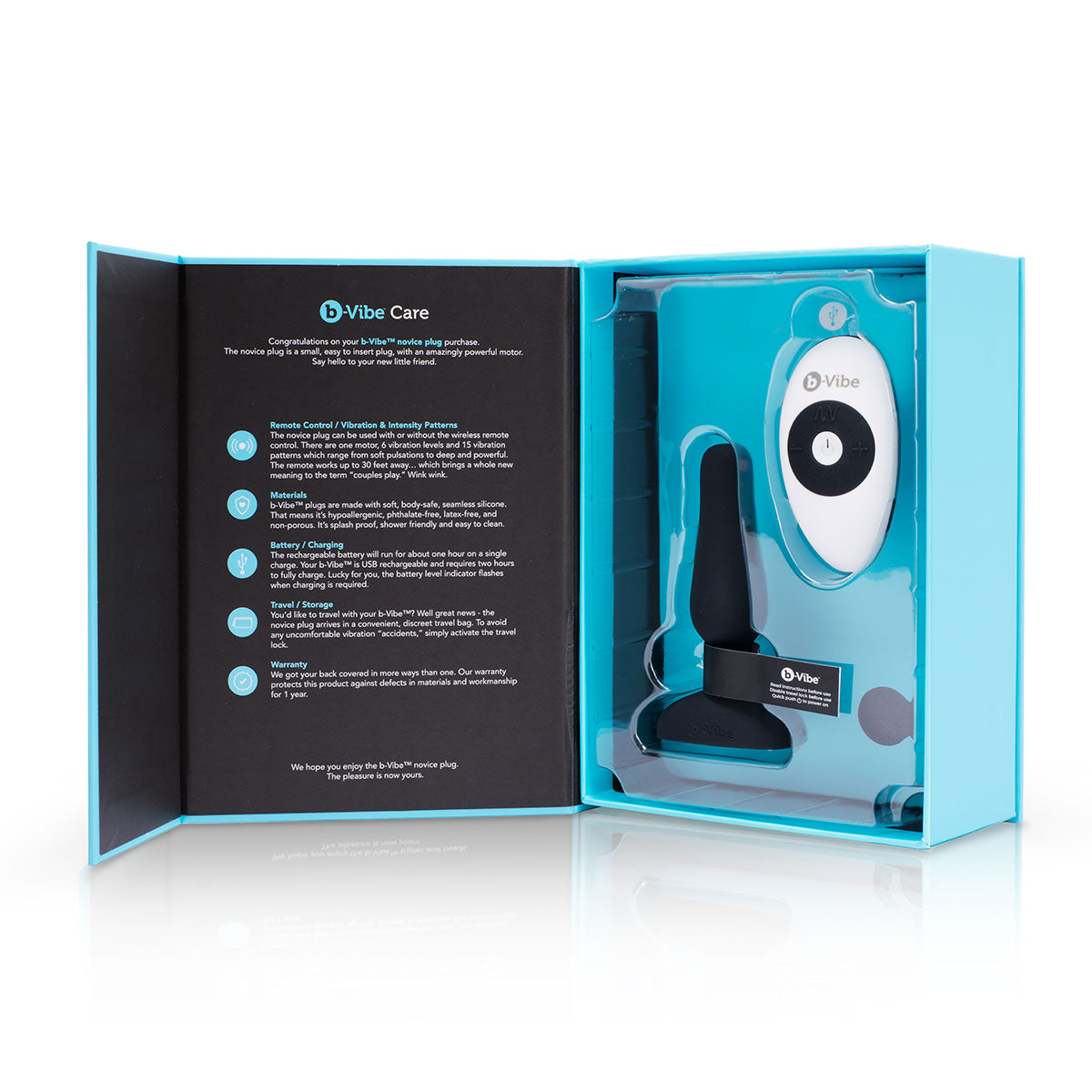 B-Vibe Novice Plug - Black