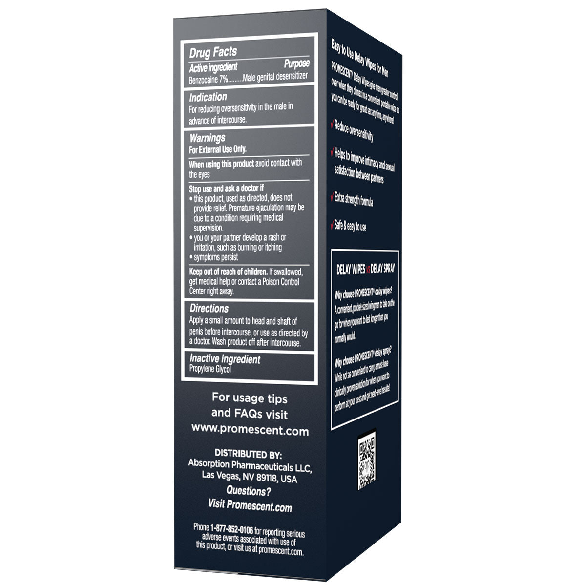 Promescent Delay Wipes 7ct