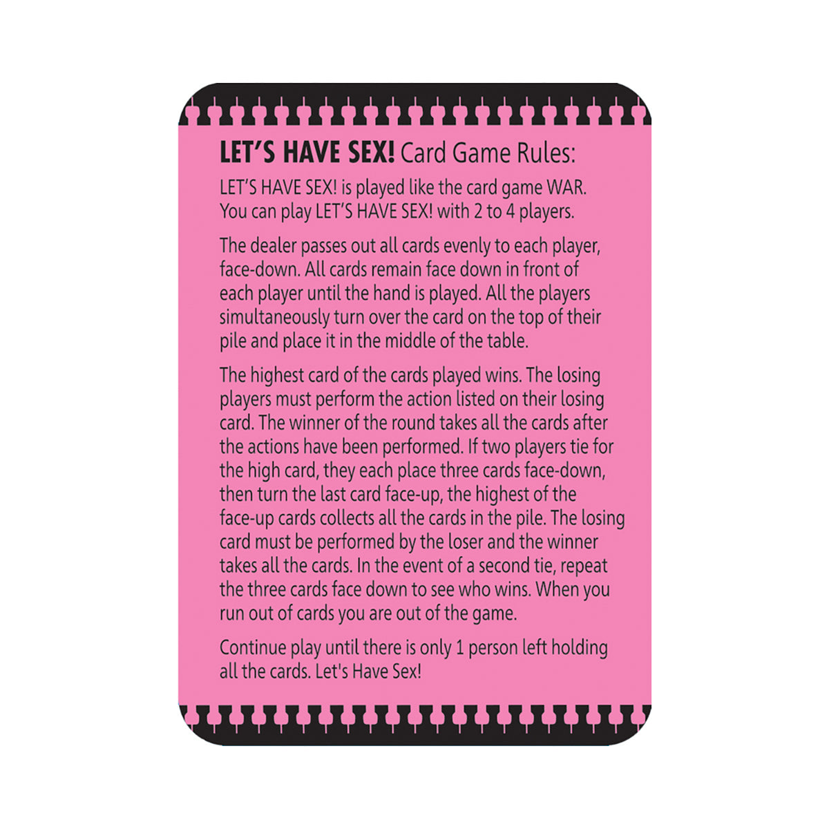 Let's Have Sex Card Game