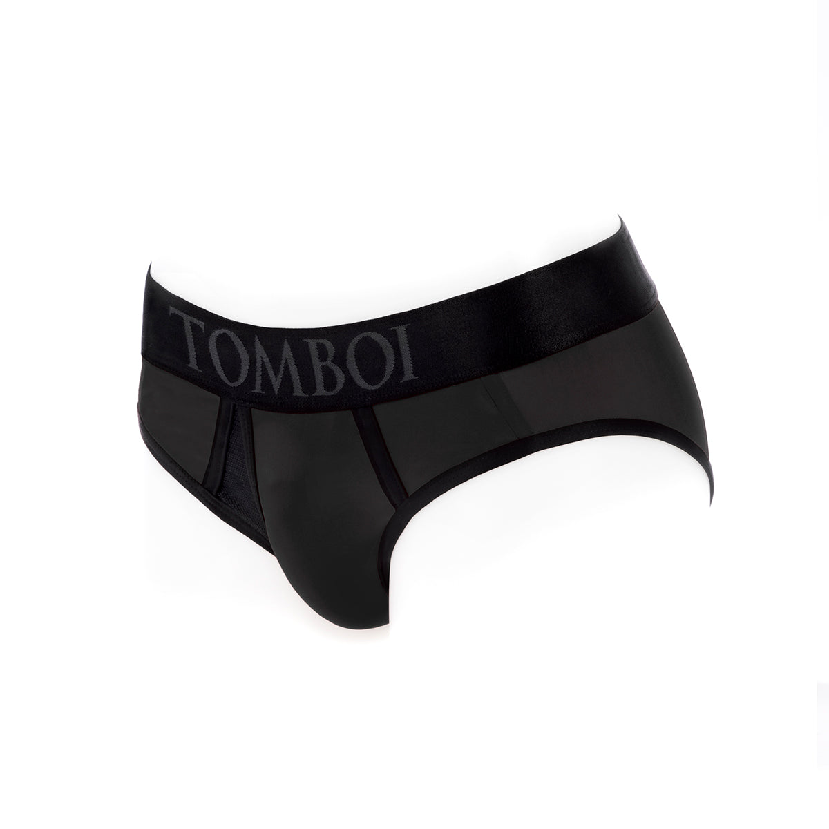 SpareParts Tomboi Cover Brief Nylon Bk L