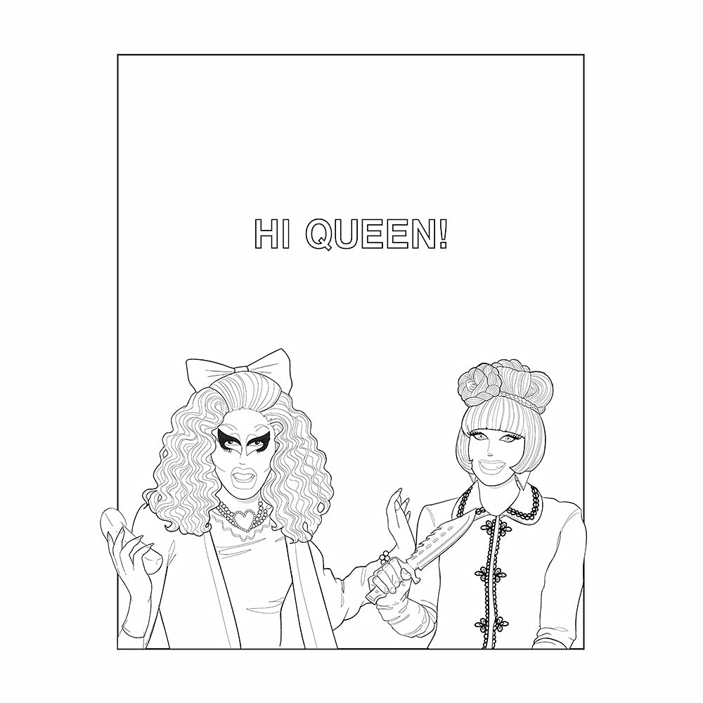 The Official Trixie and Katya Coloring Book