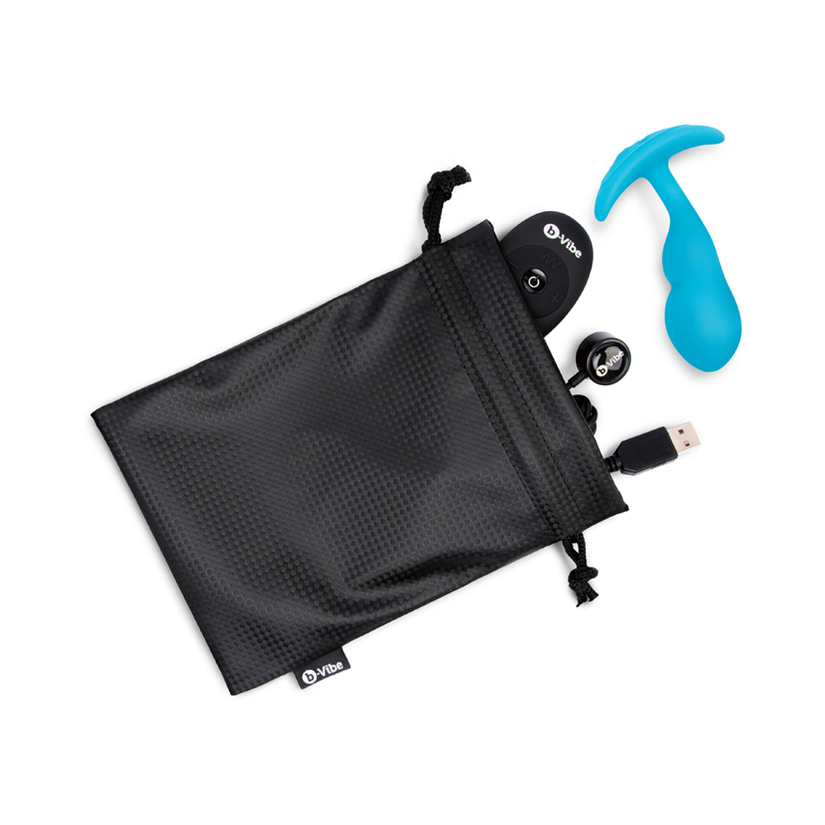 b-Vibe Vibrating P-Spot Snug Plug RC Sml