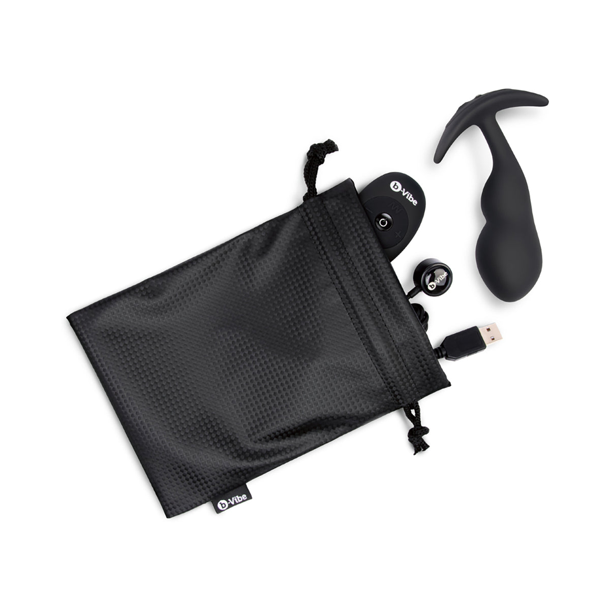 b-Vibe Vibrating P-Spot Snug Plug RC Lrg