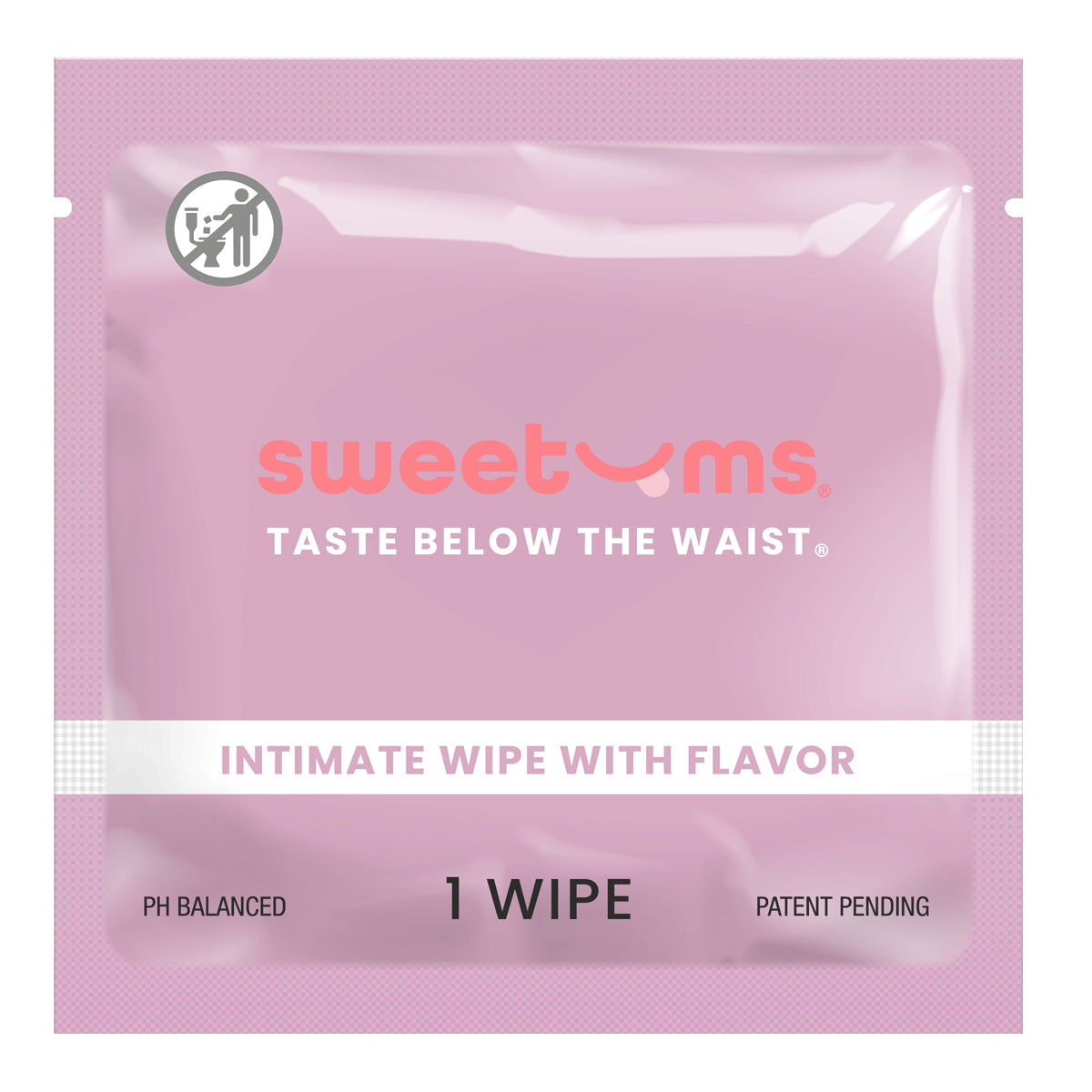 Sweetums Intimate Wipes Grape Flavor