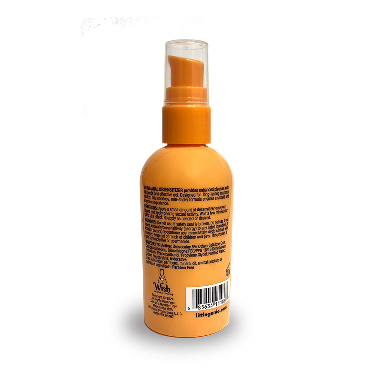 B-Luvd Anal Desensitizing Lube 4oz
