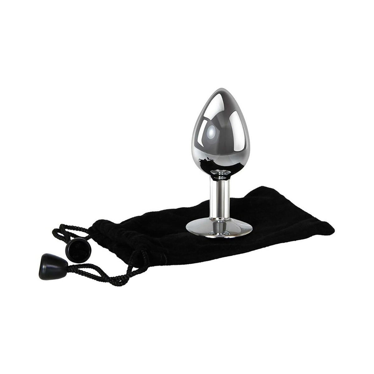 A&E Clear Gem Anal Plug Medium