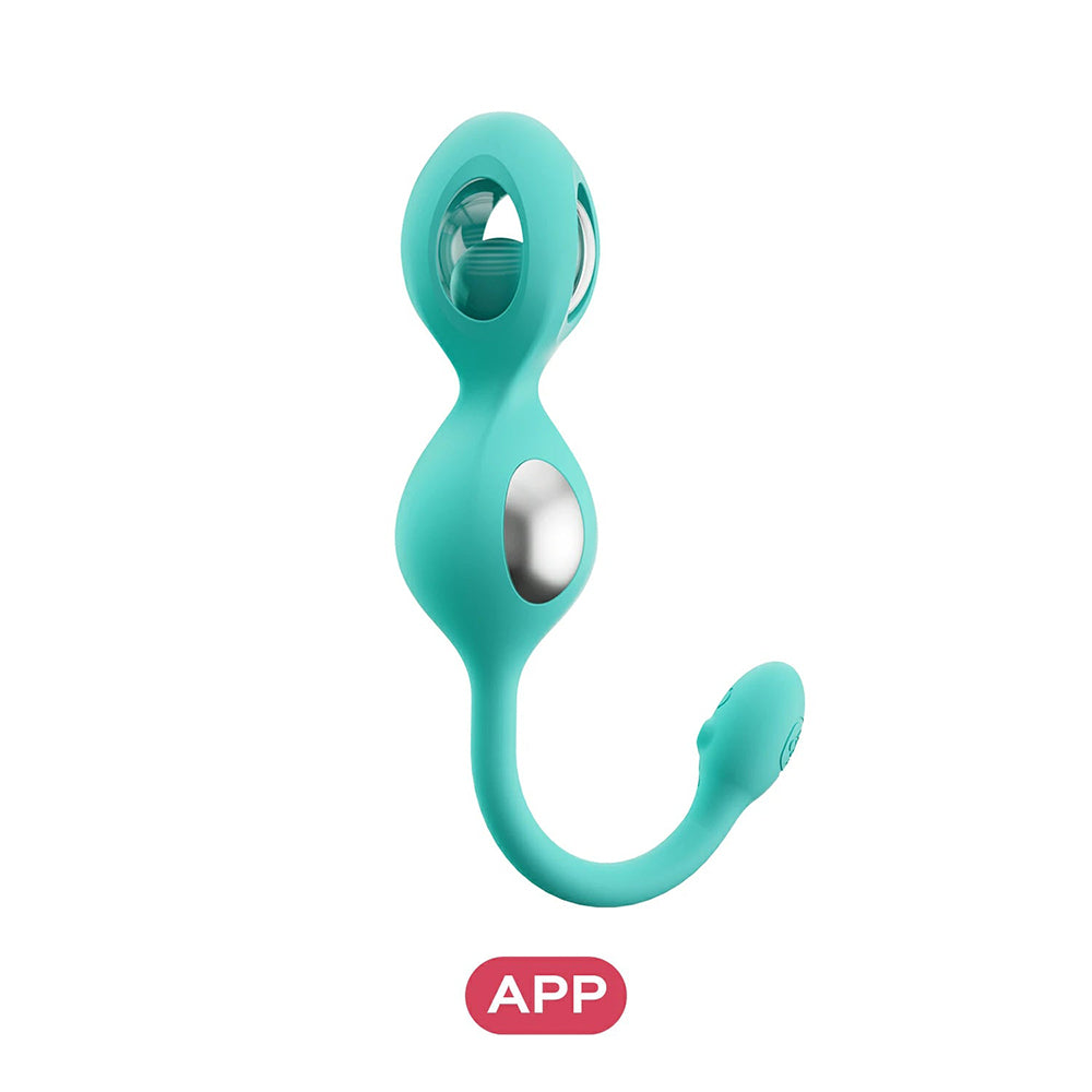 HPB Elektra App E-Stim Kegel Set Cyan