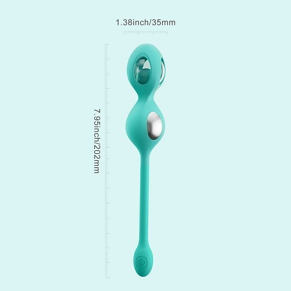 HPB Elektra App E-Stim Kegel Set Cyan