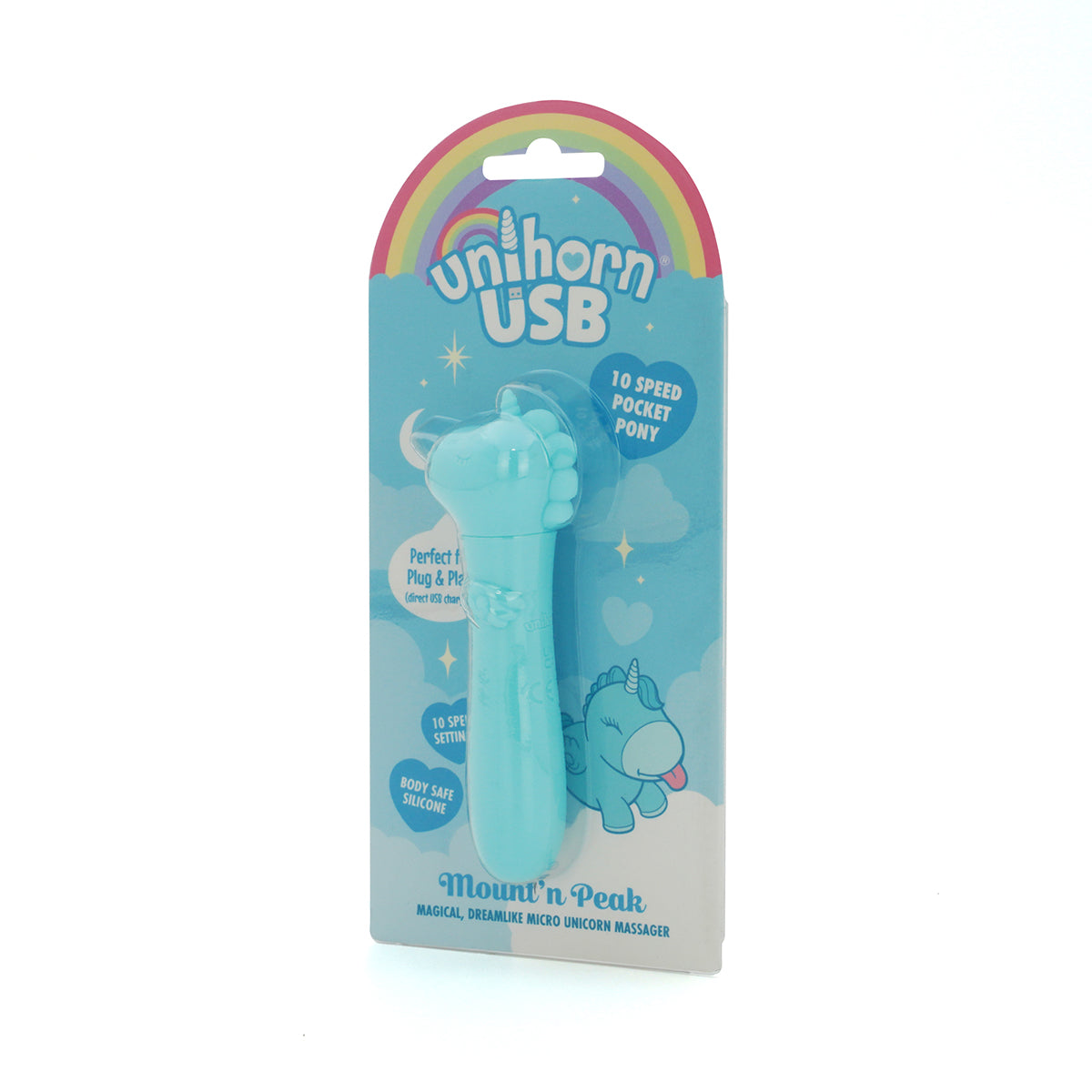 Unihorn USB Bullet Mount'n Peak Blue