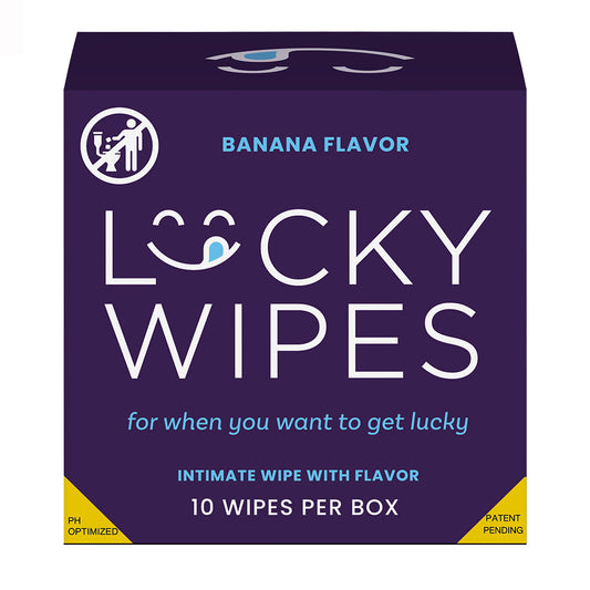 Sweetums Lucky Wipes Banana Flavor 10-Pack