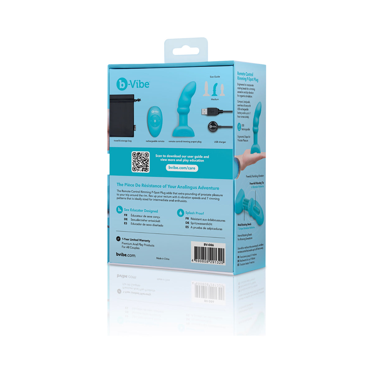 b-Vibe Remote Rimming P-Spot Plug