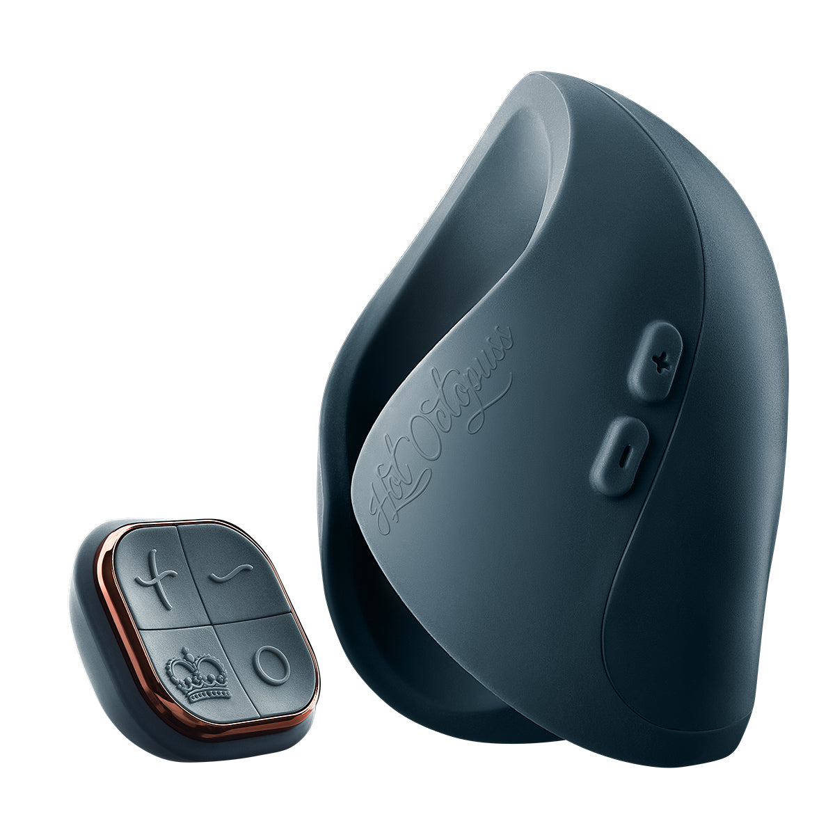 Hot Octopuss Pulse Duo Rechargeable Remote Control Vibrating Stroker Blue