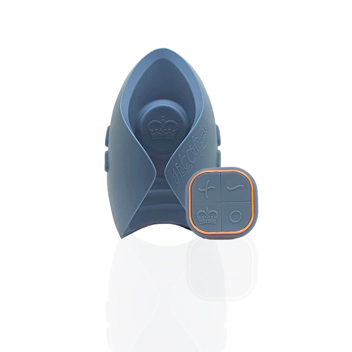 Hot Octopuss Pulse Duo Rechargeable Remote Control Vibrating Stroker Blue