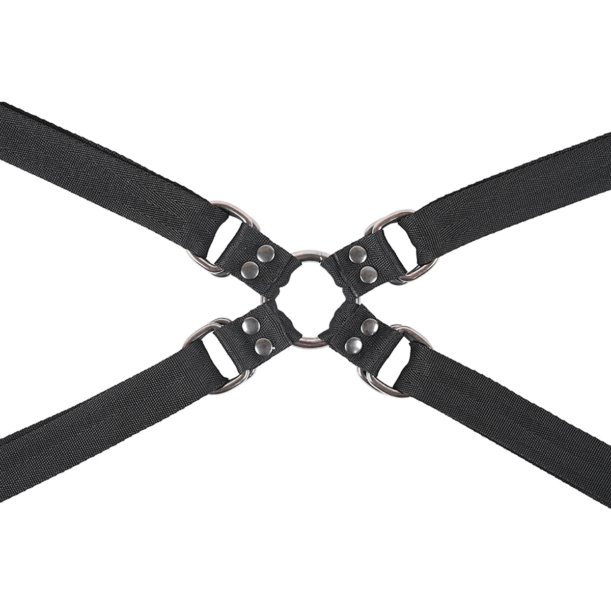 SS Velvet Noir Adjustable HogTieCuff Set