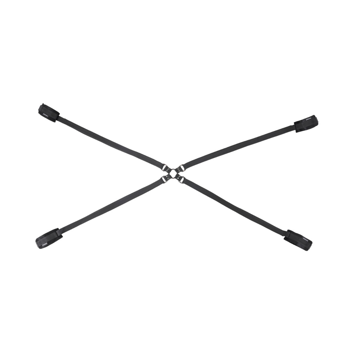 SS Velvet Noir Adjustable HogTieCuff Set