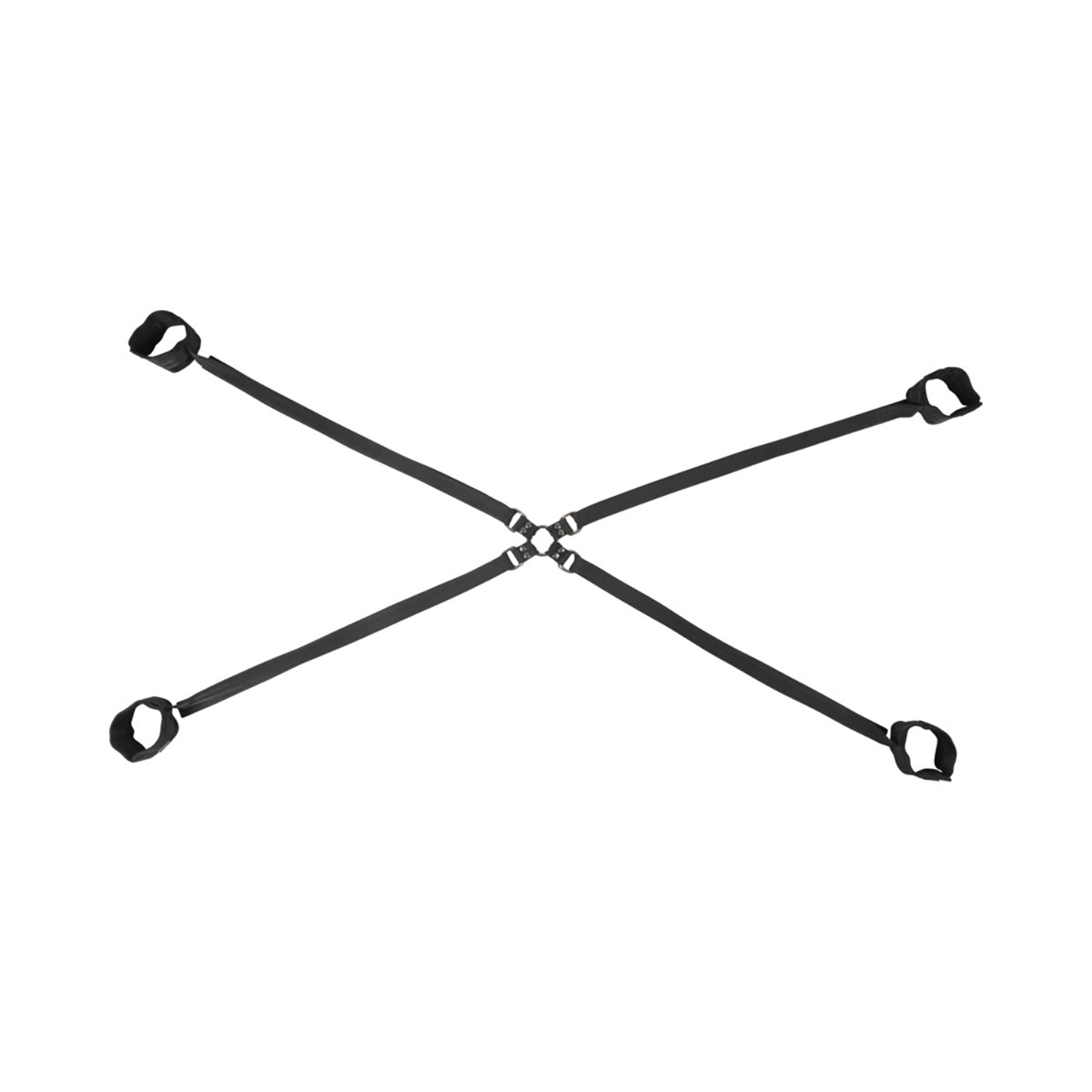 SS Velvet Noir Adjustable HogTieCuff Set