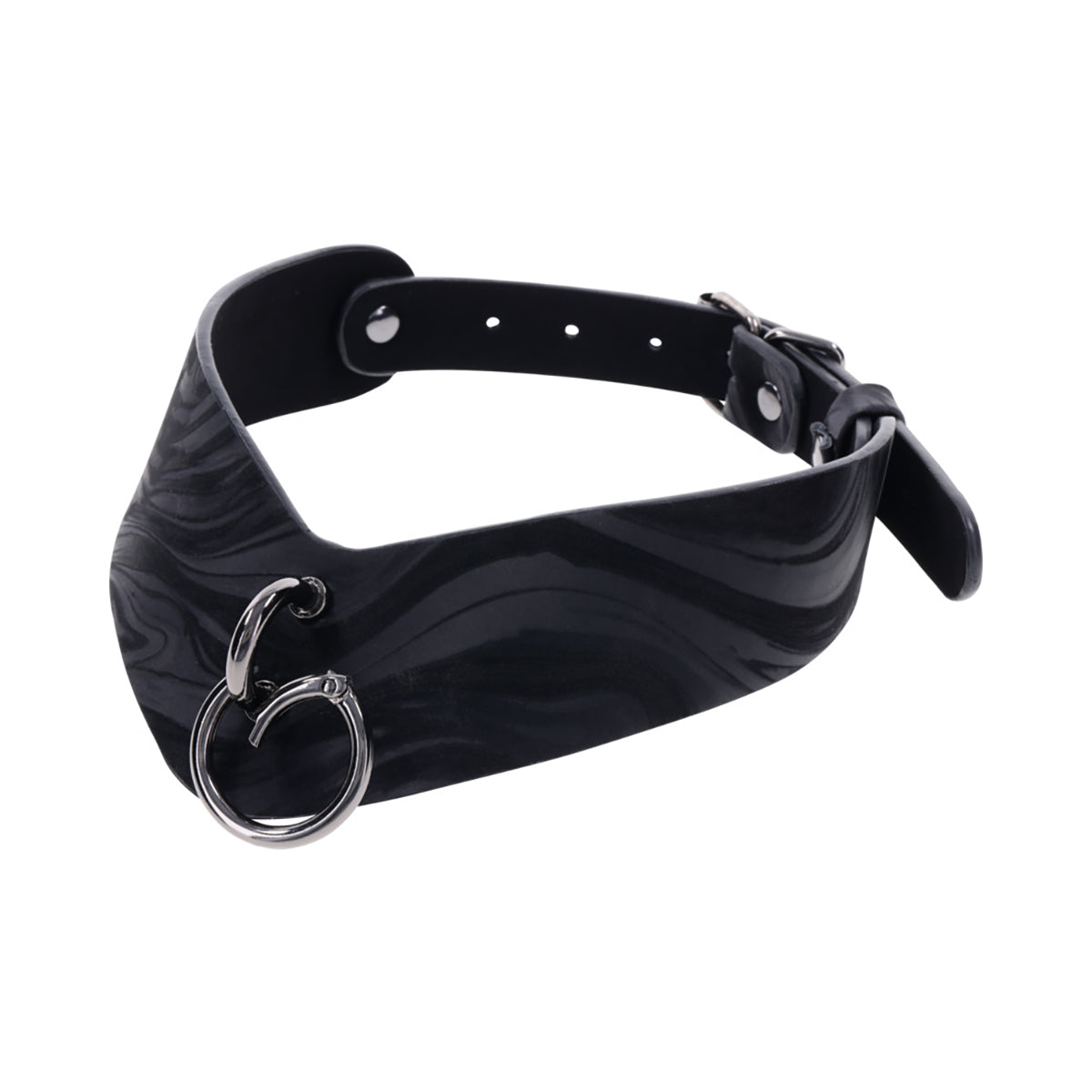 SS Velvet Noir Collar & Removable Clamps