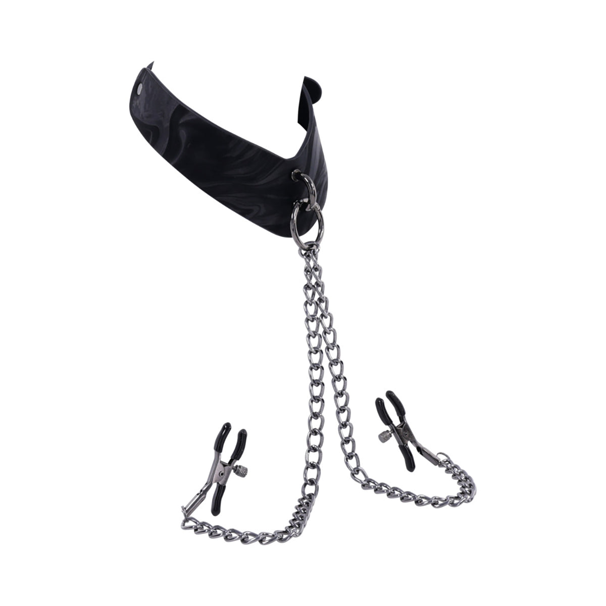 SS Velvet Noir Collar & Removable Clamps