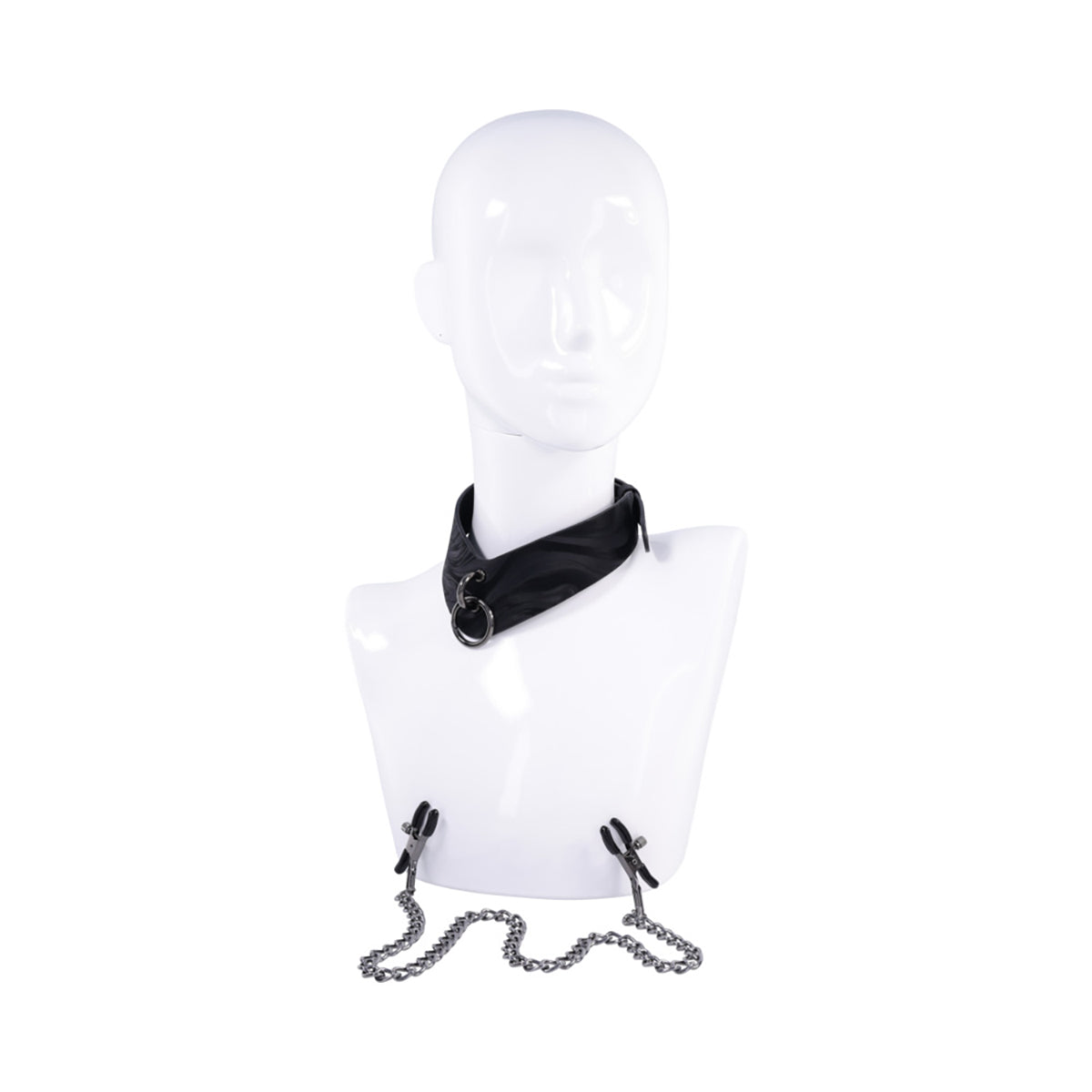 SS Velvet Noir Collar & Removable Clamps