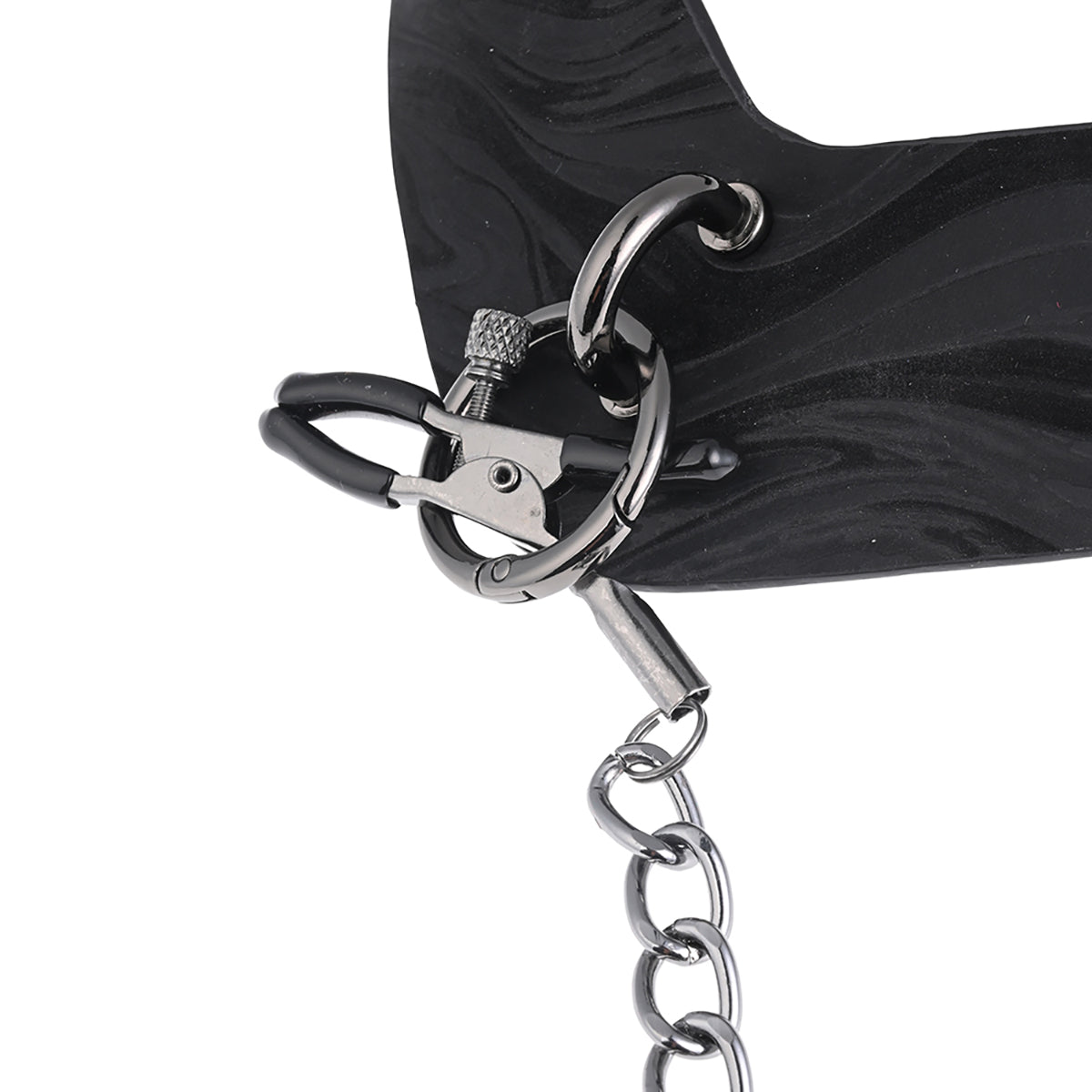 SS Velvet Noir Collar & Removable Clamps