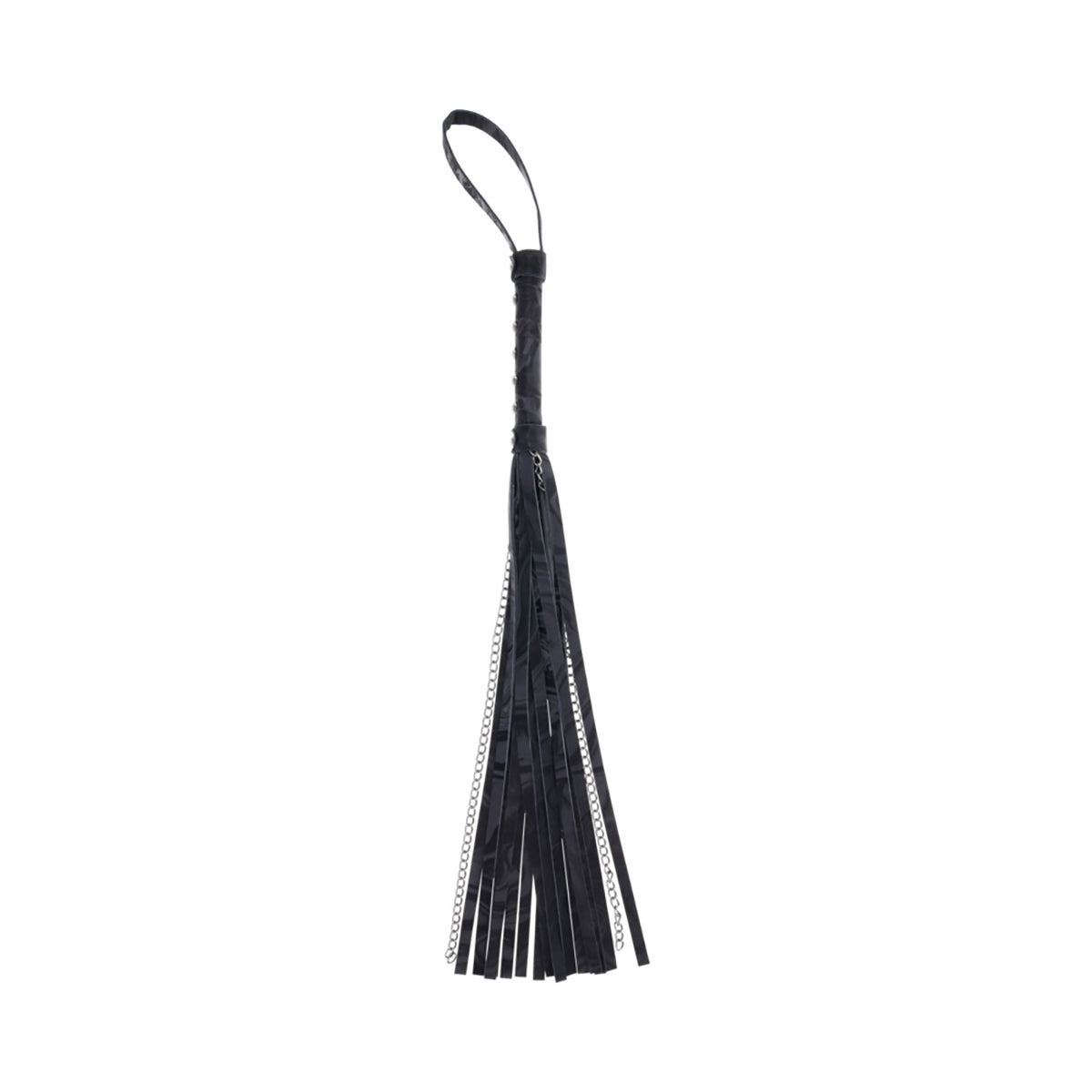 SS Velvet Noir Chain Flogger
