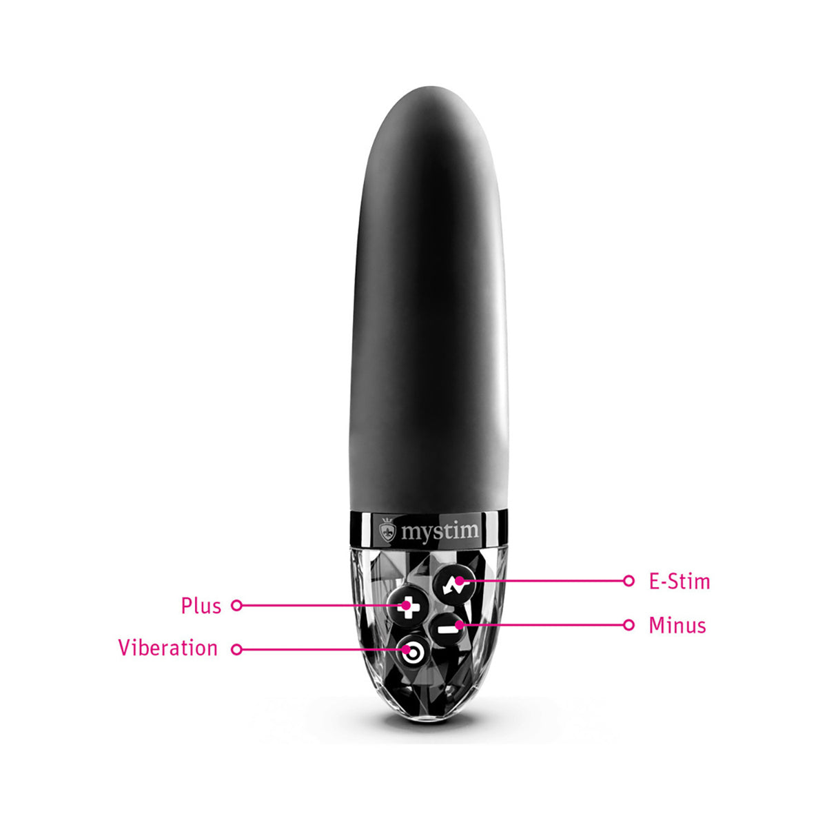 Mystim Sleak Freak E-Stim Vibrator Black