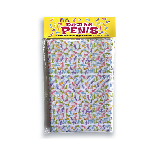 Super Fun Penis Tissue Paper