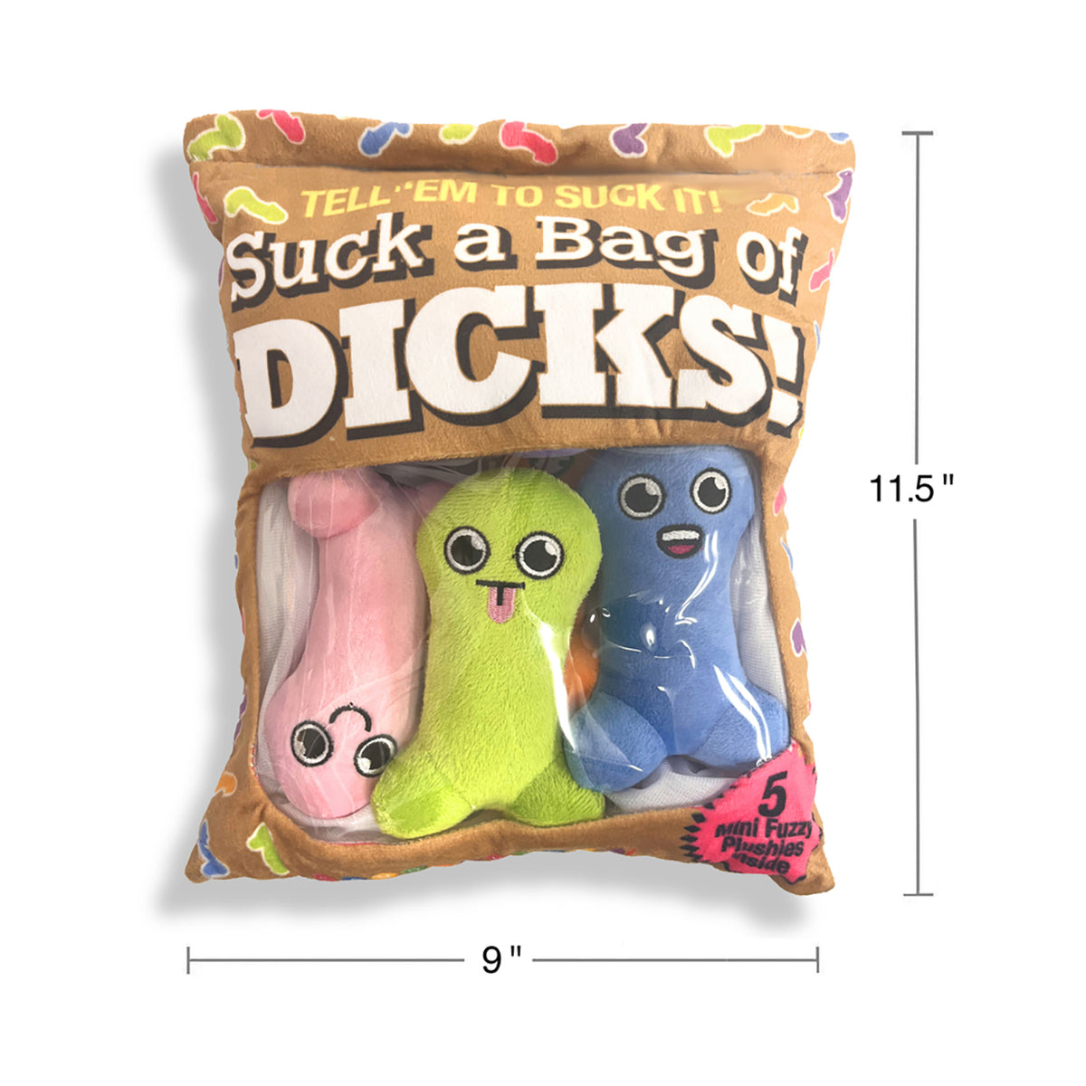 Suck a Bag of Dicks Plushy Pillow