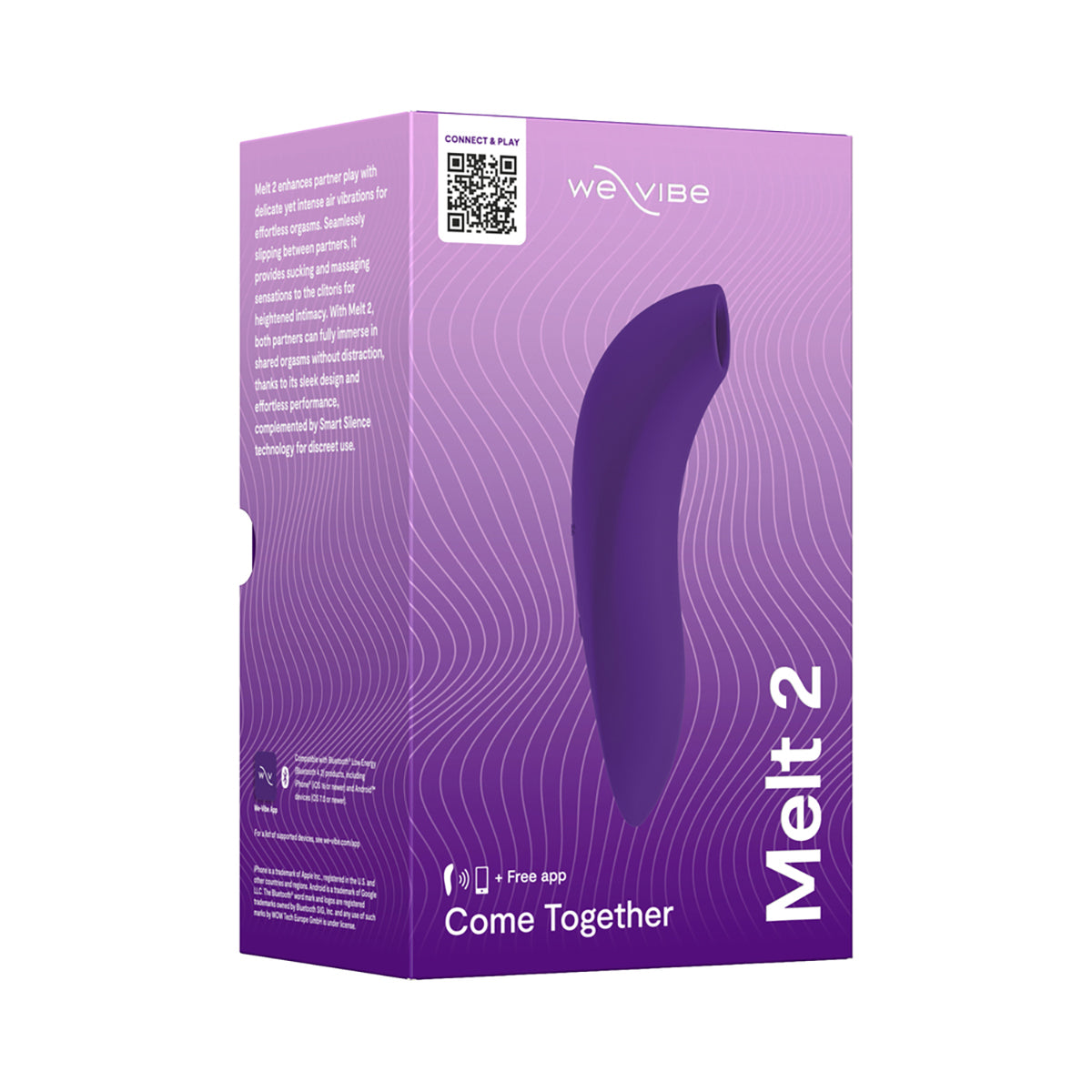 We-Vibe Melt 2 Pleasure Air Clit Stim Purple