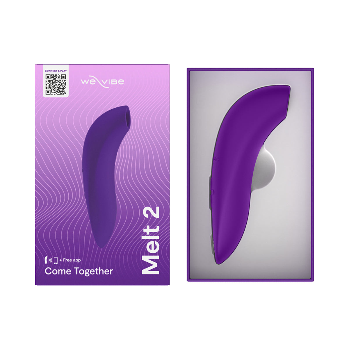 We-Vibe Melt 2 Pleasure Air Clit Stim Purple