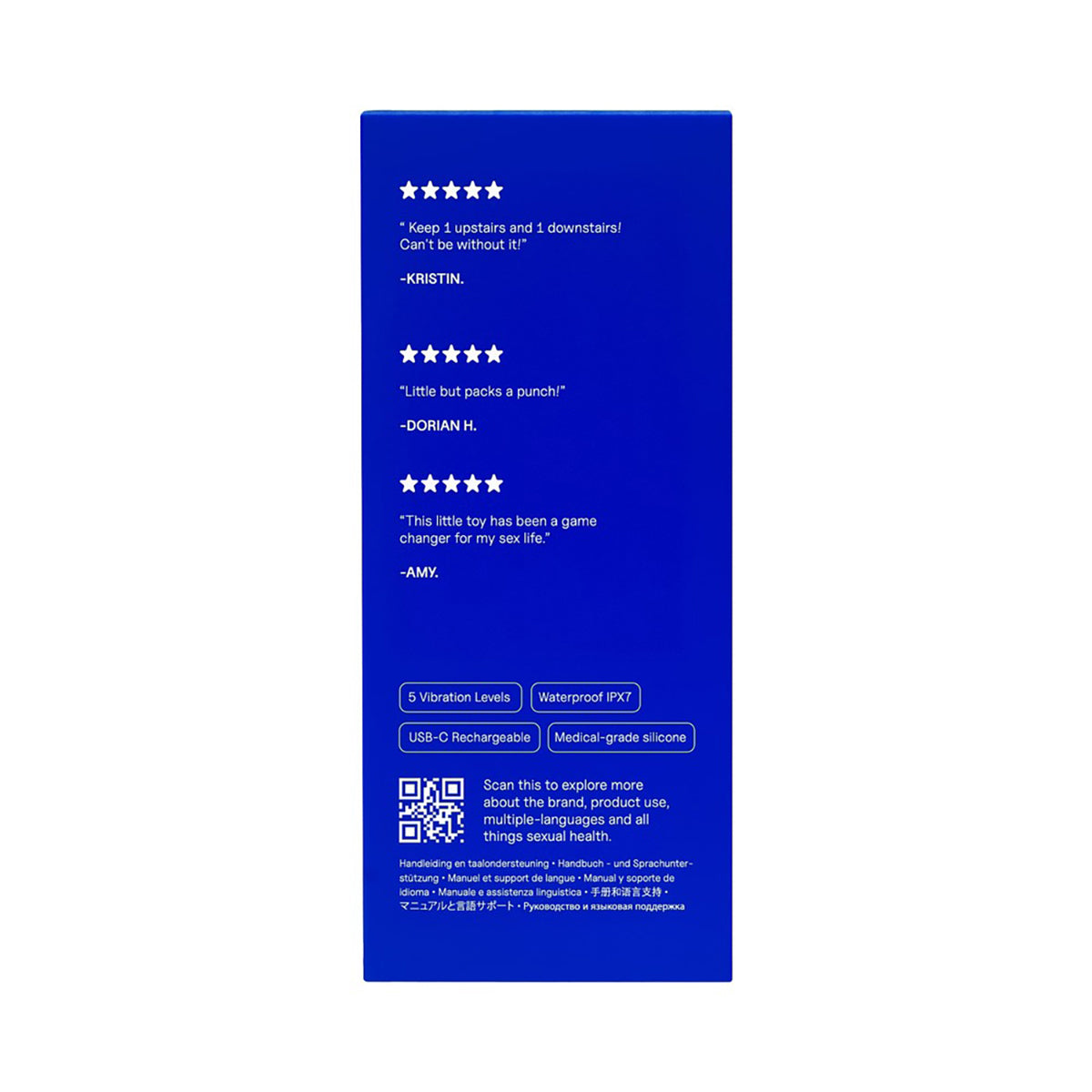 Dame Fin 2.0 Finger Vibrator Quartz