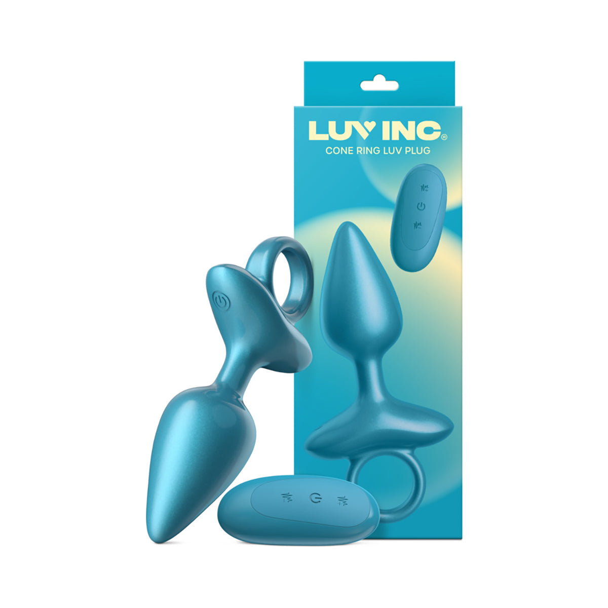 Luv Inc. Cr82: Cone Ring Luv Plug Metallic Blue