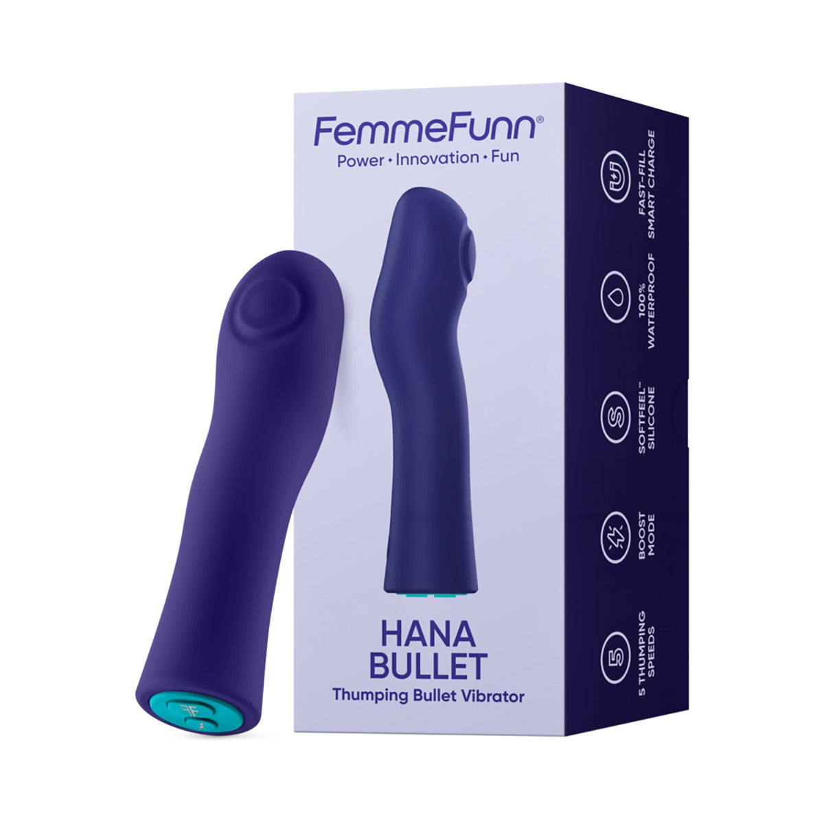 FemmeFunn Hana Thumping Bullet Dark Pur