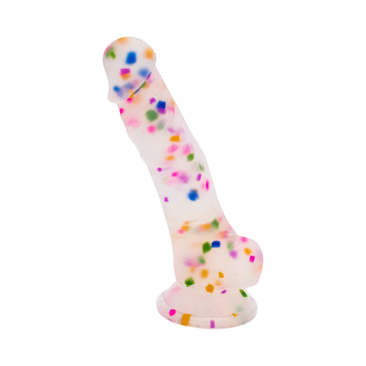 Like a Kitten Cock-A-Palooza Confetti Silicone Dildo