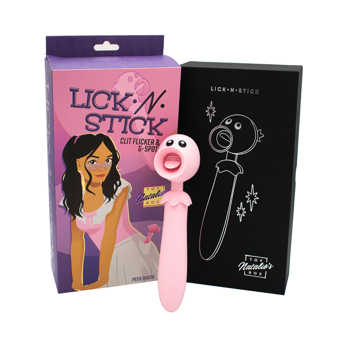 Like a Kitten Lick n Stick Clit Flicker & G-Spot Vibe