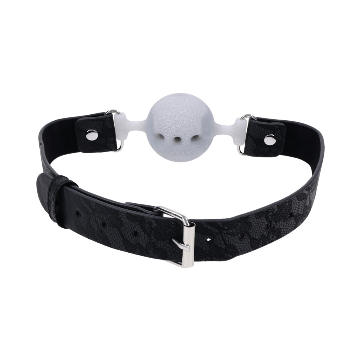 Sportsheets Sex Mischief Lace Silicone Breathable Ball Gag