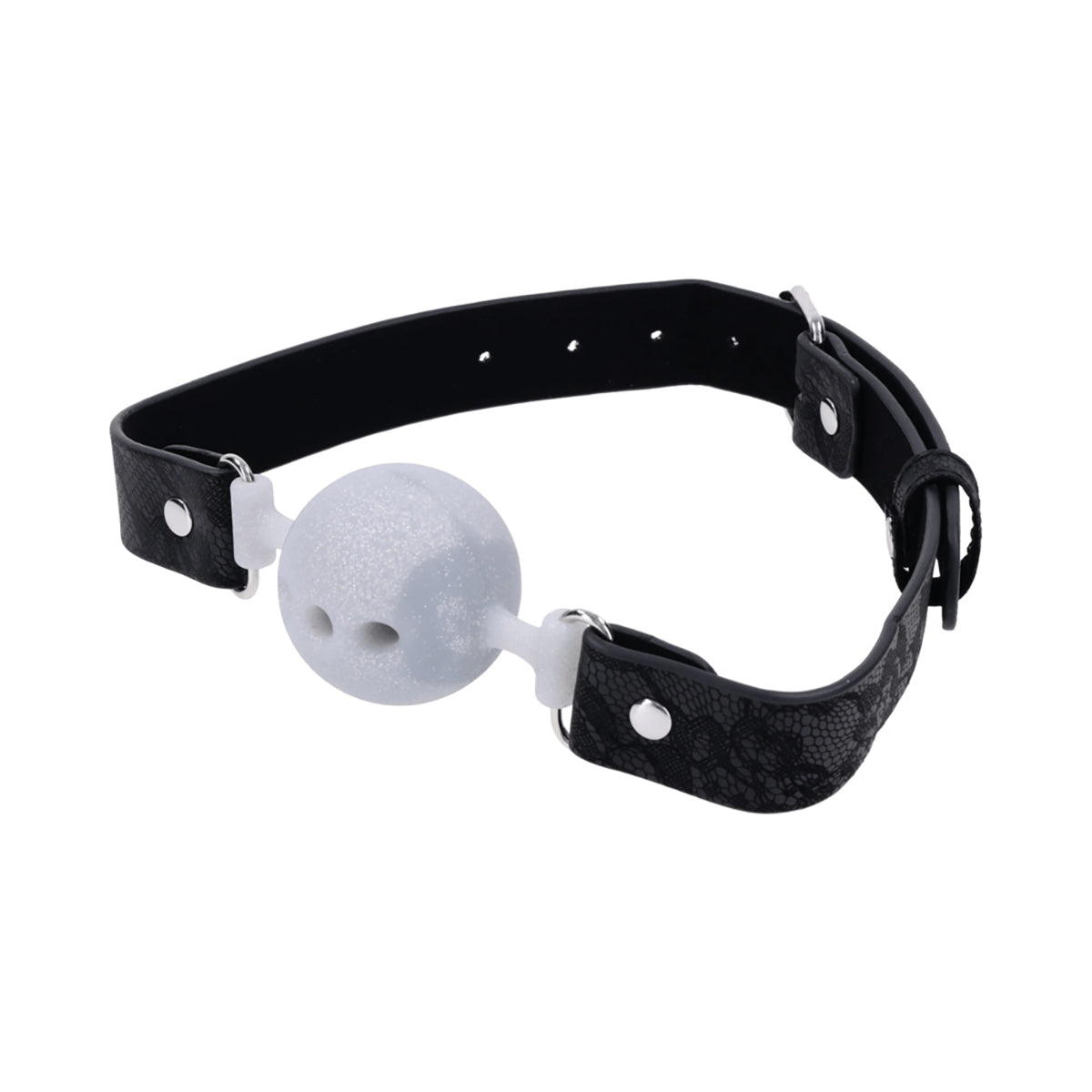 Sportsheets Sex Mischief Lace Silicone Breathable Ball Gag