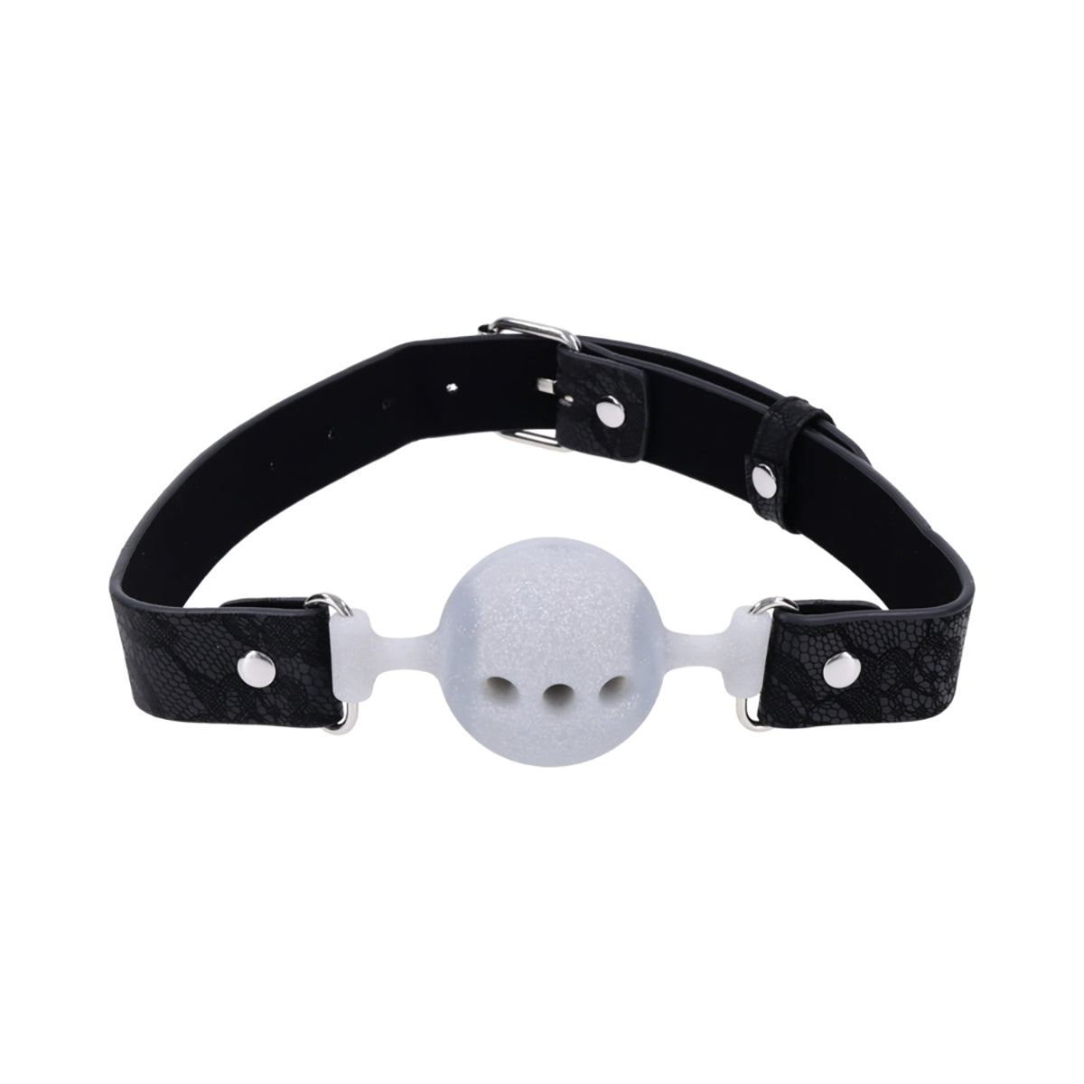 Sportsheets Sex Mischief Lace Silicone Breathable Ball Gag
