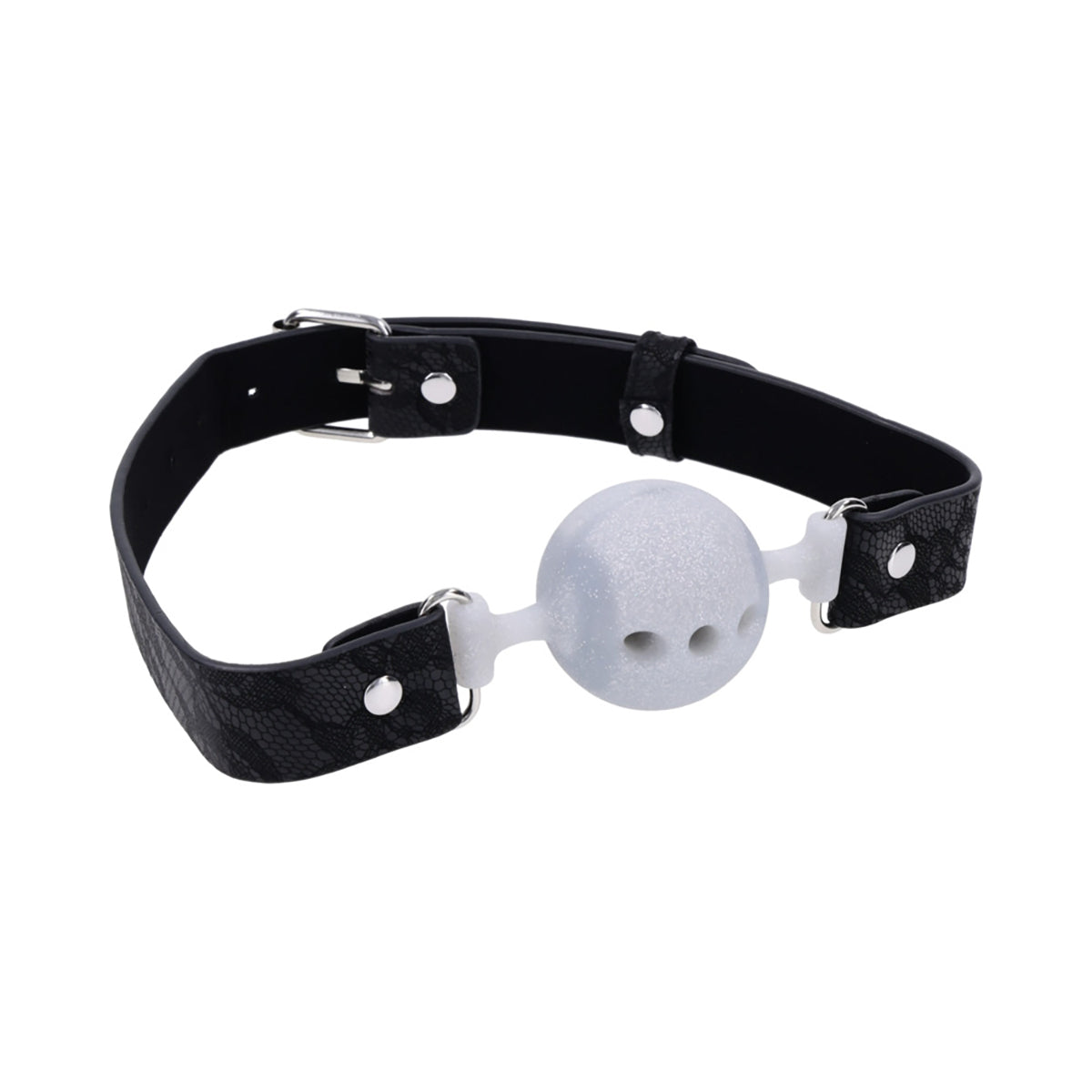 Sportsheets Sex Mischief Lace Silicone Breathable Ball Gag
