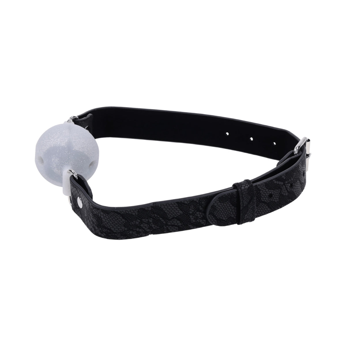 Sportsheets Sex Mischief Lace Silicone Breathable Ball Gag