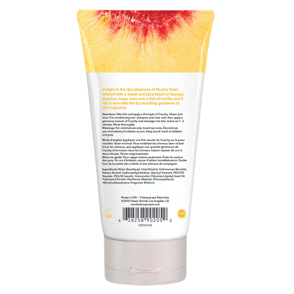Coochy Shave Cream 3.4oz - Peachy Keen