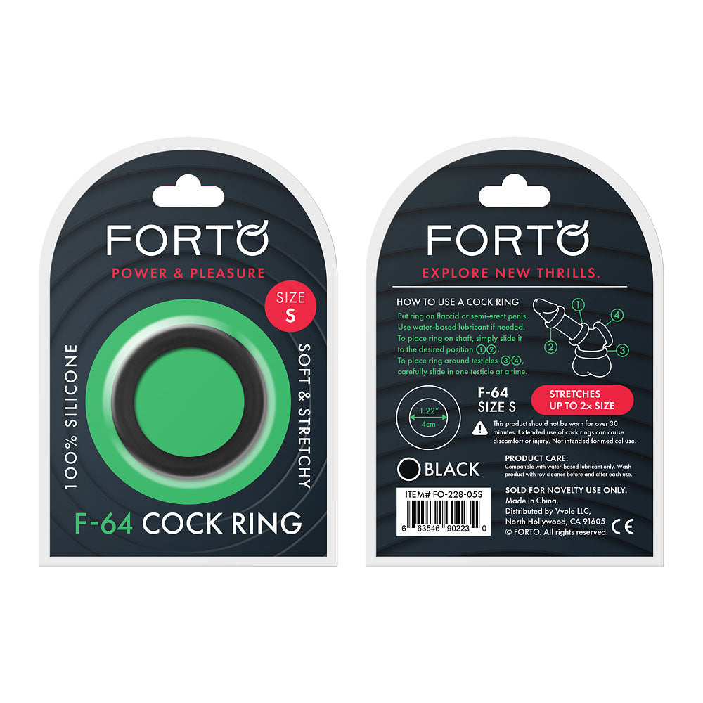 FORTO F-64 C-Ring Small - Black
