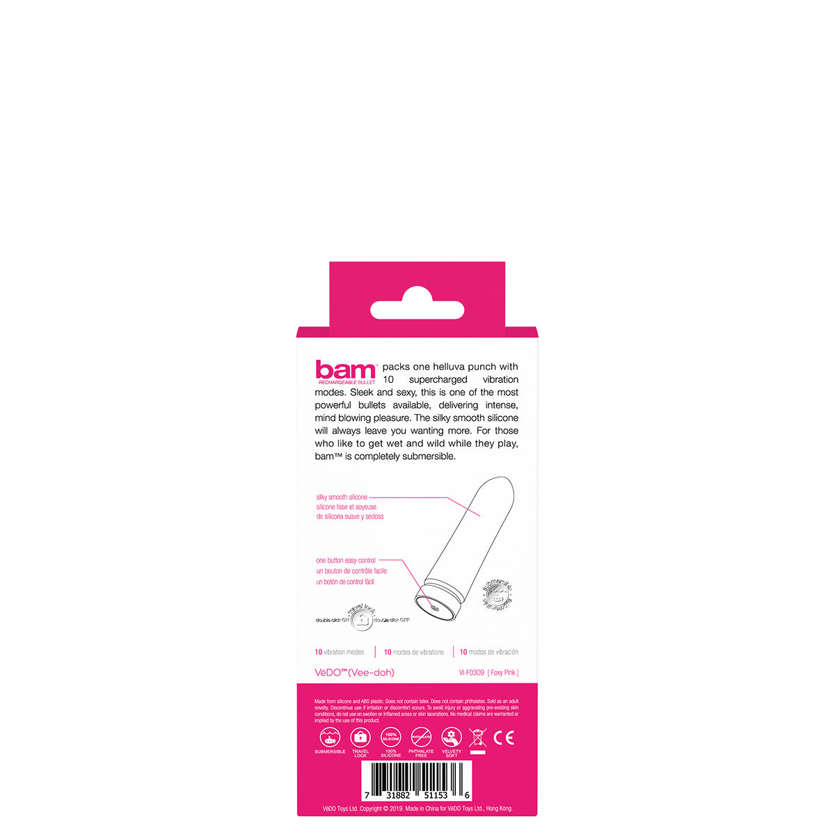 VeDO Bam Bullet - Pink