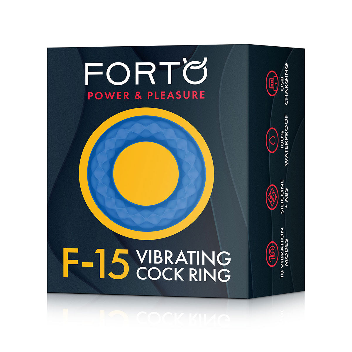 FORTO F-15 Vibrating C-Ring - Blue