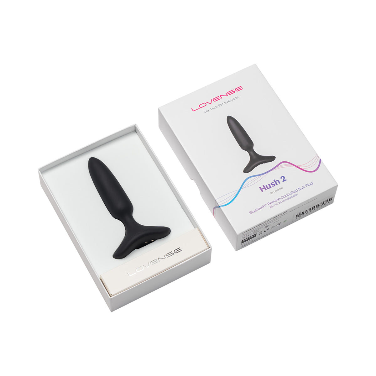 Lovense Hush 2 Vibrating Butt Plug - XS